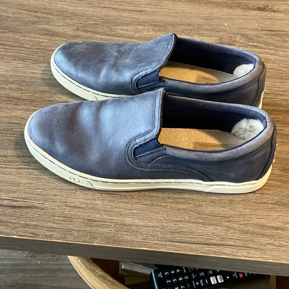 UGG FIERCE leather blue slip on - Picture 4 of 8